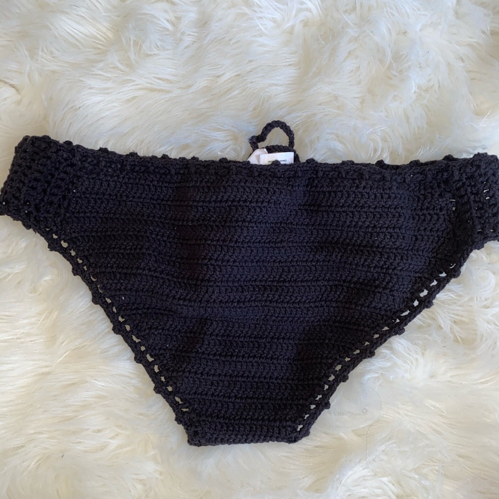 B L A C K “C R O C H E T” B I K I N I - image 4